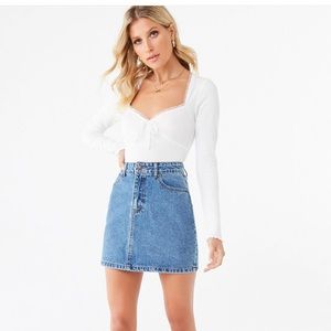 ✨NWT Forever 21 Denim Mini Skirt